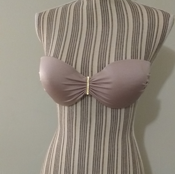 Victoria's Secret Other - Victoria's Secret Pink Satin Bikini Top